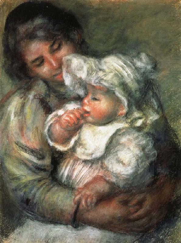 Pierre Renoir The Child with its Nurse china oil painting image
